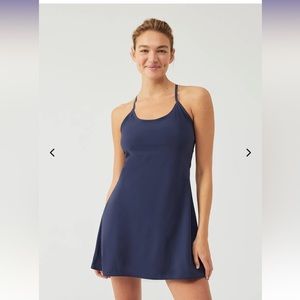 NWOT Outdoor Voices Exercise Dress in Navy (size XL)